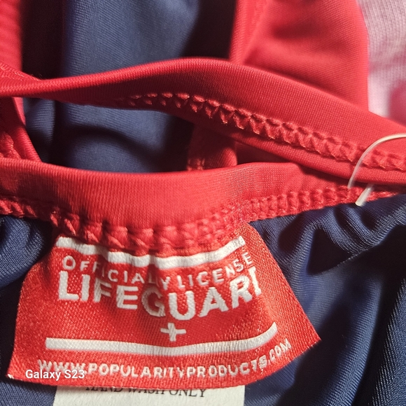 Lycra Lifeguard Swimwear One Piece Swimming Suit, Elastic Comfort US28 - Picture 5 of 6